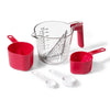 Starfrit - Set of 5 Nestable Measuring Cups, Dishwasher and Microwave Safe - - Mounts For Less
