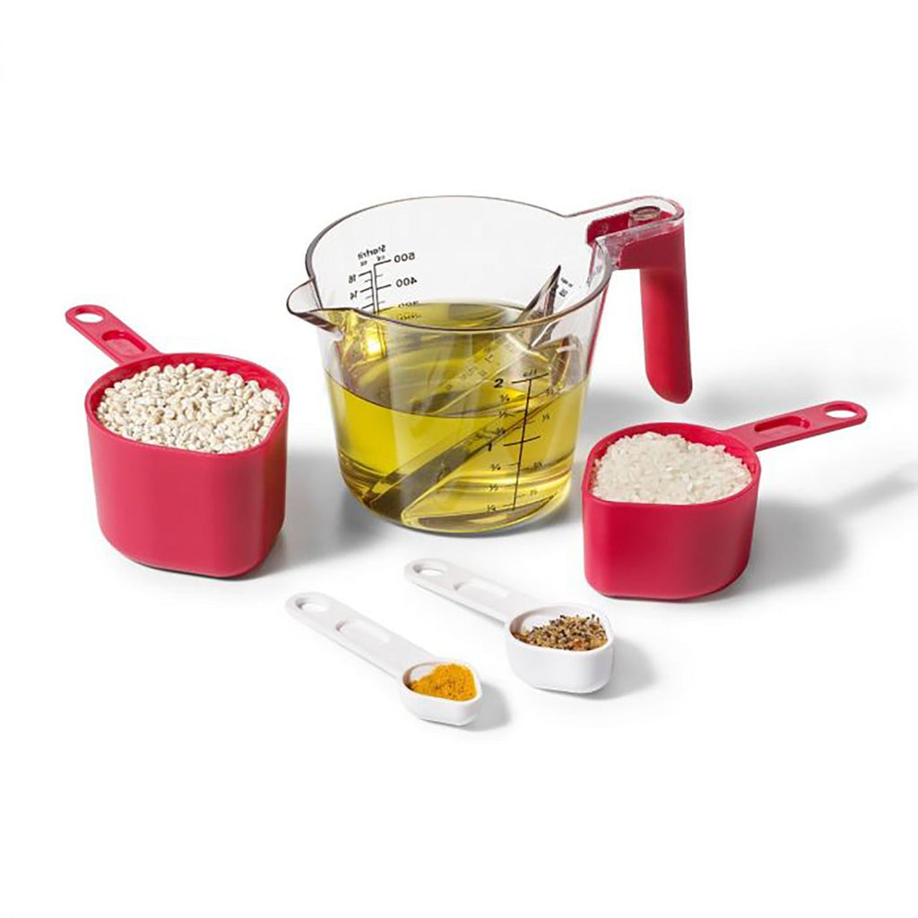 Starfrit - Set of 5 Nestable Measuring Cups, Dishwasher and Microwave Safe - - Mounts For Less