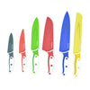 Starfrit - Set of 6 Kitchen Knives with Protector Sheath, Stainless Carbon Steel Blade - - Mounts For Less