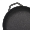 Starfrit - The Rock Cast Steel Frying Pan, 10" Diameter, Non-Stick Surface, Black - - Mounts For Less