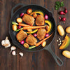 Starfrit - The Rock Cast Steel Frying Pan, 10" Diameter, Non-Stick Surface, Black - - Mounts For Less