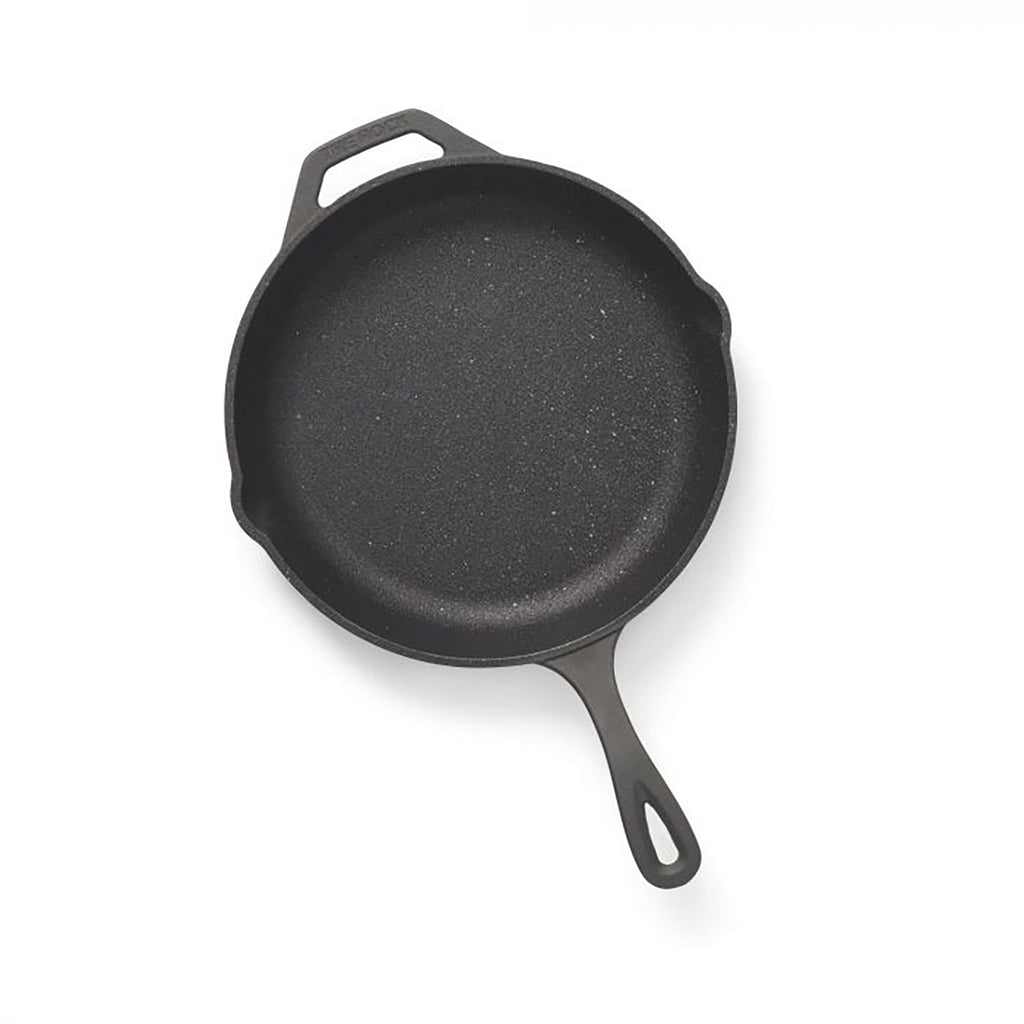 Starfrit - The Rock Cast Steel Frying Pan, 10" Diameter, Non-Stick Surface, Black - - Mounts For Less