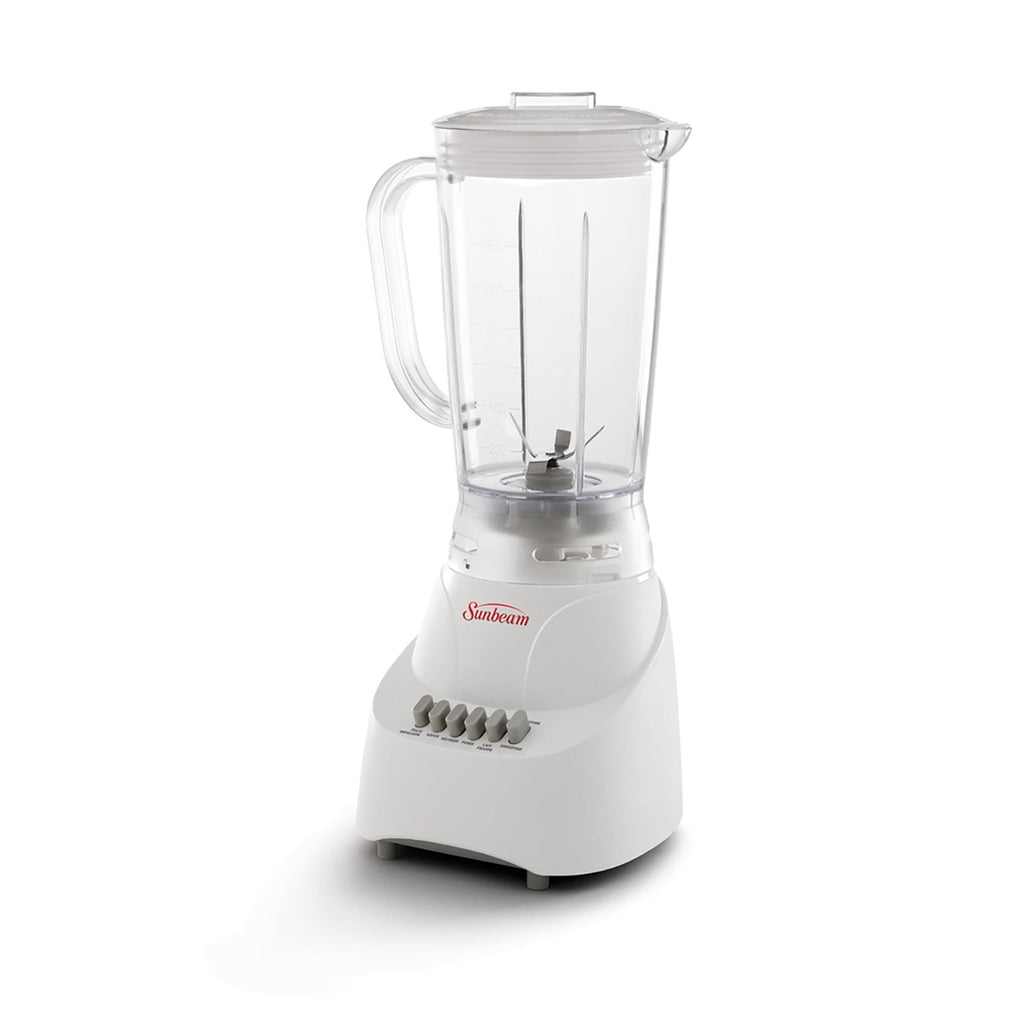 Sunbeam - 5 Speed Blender, 1.18 Liter Capacity, 350 Watts, White - - Mounts For Less
