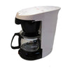 Sunbeam - Coffee Maker with Glass Carafe, 4 Cup Capacity, 700 Watts, White - - Mounts For Less