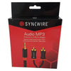 Syncwire Audio Premium Cable 3.5Mm Jack To 2 RCA Stereo Black 2 Meters (6.5ft) - - Mounts For Less