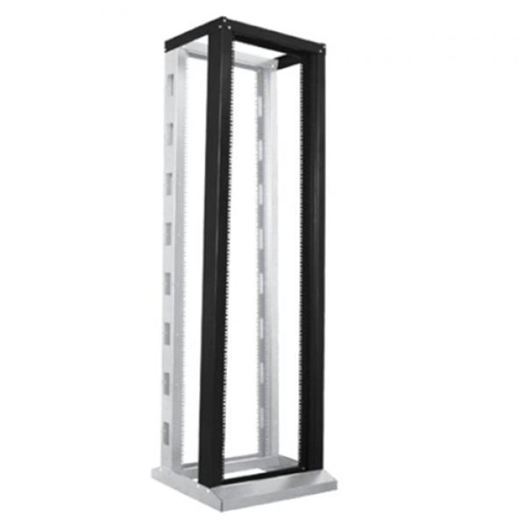TechCraft - 2-Post Rack System Expansion Kit, 42U, 6.5' Height, Steel Fabricated, Black - - Mounts For Less