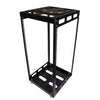 TechCraft - 20U Open Frame Audio Visual Rack, Made of Cold Rolled Steel, Black - - Mounts For Less
