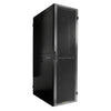 TechCraft - 48U Fully Vented Server Cabinet, 47" Deep, Door with Lock, Assembled, Black - - Mounts For Less