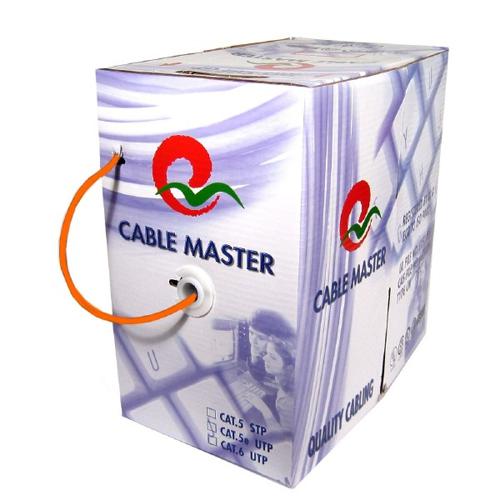 TechCraft Network cable Cat6 UTP FT4/CM cUL Solid Orange 1000' - - Mounts For Less