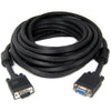 TechCraft VGA to VGA Extention Cable 25 ft Black M/F with Ferrites - High Quality - - Mounts For Less