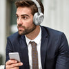 Technics - Wireless Bluetooth Headphones with Noise Reduction, Hi-Res, Integrated Remote Control and Microphone, Silver - - Mounts For Less