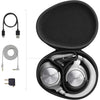 Technics - Wireless Bluetooth Headphones with Noise Reduction, Hi-Res, Integrated Remote Control and Microphone, Silver - - Mounts For Less