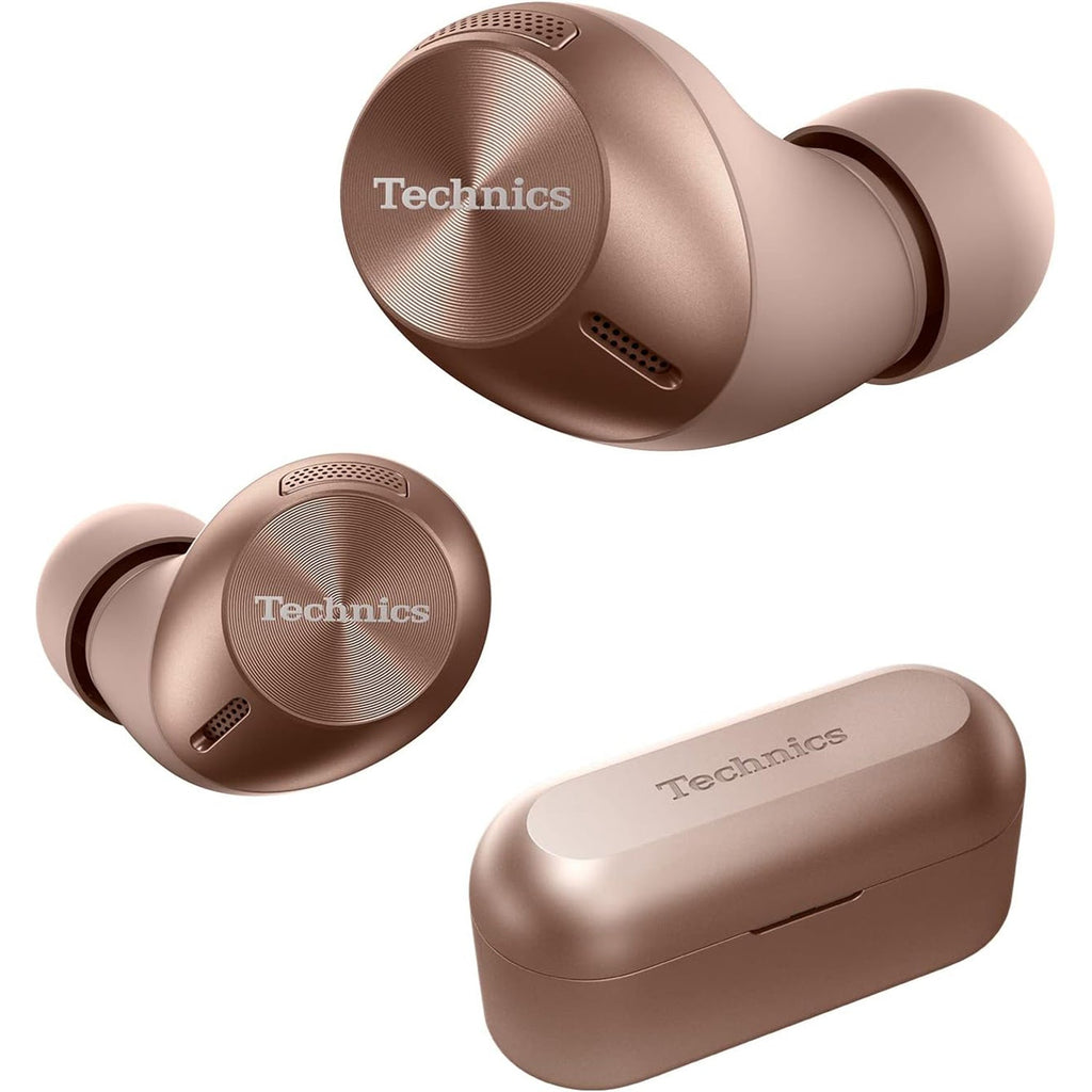 Technics - Wireless Bluetooth In-Ear Headphones with Microphone and Charging Case, Pink - - Mounts For Less