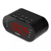 Timex Dual Alarm Clock Radio with LED Display, USB Charging and Backup Batteries, Black - T232B - - Mounts For Less
