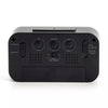 Timex Portable Alarm Clock with Large Display, Battery Operated Digital Clock, Black - T108B - - Mounts For Less