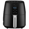 Toastess - Digital Hot Air Fryer, 3.8 Liter Capacity, 8 Preset Functions, Black - - Mounts For Less