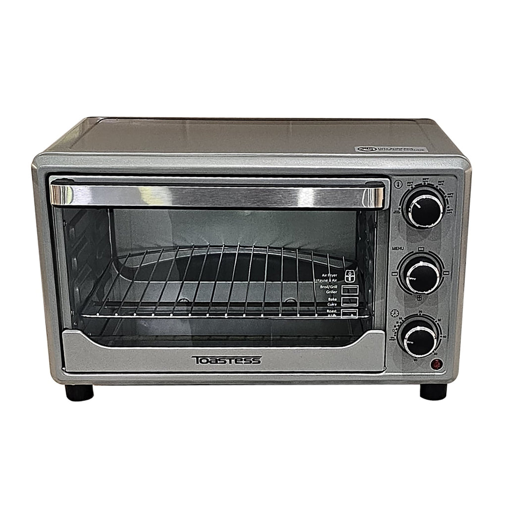 Toastess - Toaster Oven and Air Fryer, 6 Slice Capacity, Adjustable Temperature, Stainless Steel - - Mounts For Less