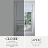 Versaille - Cordless Roman Shade, Augustus Collection, Darkening Fabric, Ivory (Available in 12 Sizes) - - Mounts For Less