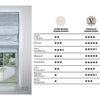 Versaille - Cordless Roman Shade, Caesar Collection, Room Darkening Fabric, Light Grey (Available in 7 Sizes) - - Mounts For Less