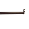 Versaille - Double-Up Curtain Rod, Adjustable Length, Espresso (2 Sizes Available) - - Mounts For Less