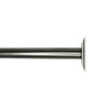 Versailles - BlackOut Room Darkening Curtain Rod Set, Two Mounting Options, Silver (3 Sizes Available) - - Mounts For Less