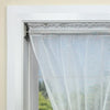 Versailles - BlackOut Room Darkening Curtain Rod Set, Two Mounting Options, Silver (3 Sizes Available) - - Mounts For Less