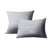 Versailles - Ceasar Cushion Cover, 14" x 20", Machine Washable, Light Grey - - Mounts For Less
