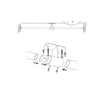 Versailles - Ceiling Bracket for DUO Tension Curtain Rod, Indoor/Outdoor, Silver - - Mounts For Less
