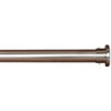 Versailles - DUO Stainless Steel Tension Curtain Rod, Indoor/Outdoor, Adjustable Length, Silver (3 Sizes Available) - - Mounts For Less