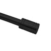 Versailles - Lexington Ringlets Curtain Rod Set, Adjustable Length, Black (2 Sizes Available) - - Mounts For Less