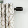 Versailles - Lexington Ringlets Curtain Rod Set, Adjustable Length, Black (2 Sizes Available) - - Mounts For Less