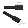 Versailles - Lexington Ringlets Curtain Rod Set, Adjustable Length, Black (2 Sizes Available) - - Mounts For Less