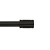 Versailles - Lexington Ringlets Curtain Rod Set, Adjustable Length, Black (2 Sizes Available) - - Mounts For Less