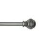 Versailles - Scencillo Circa Curtain Rod Set, Adjustable Length, Antique Silver (2 Sizes Available) - - Mounts For Less