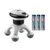 WAHL - Mini Portable Muscle Pain Massager, 4 Vibrating Nodes, White - - Mounts For Less