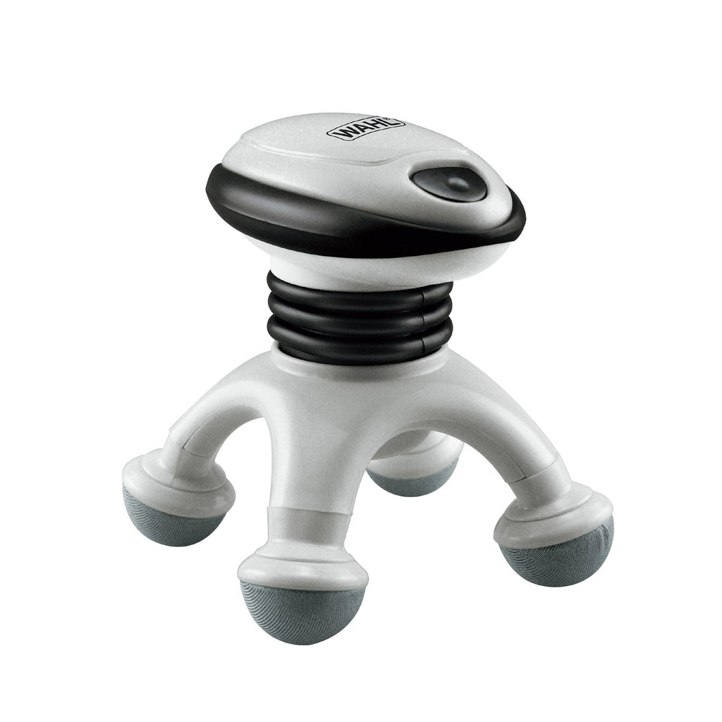 WAHL - Mini Portable Muscle Pain Massager, 4 Vibrating Nodes, White - - Mounts For Less