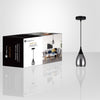 Xtricity - 1 Light Pendant, 4.7'' Width, From the Repley Collection, Black - - Mounts For Less