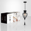 Xtricity - 1 Light Pendant, 9.1'' Width, From the QueensDown Collection, Black - - Mounts For Less