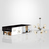 Xtricity - 10-Light Pendant, 34.6'' Width, From the Bohannon Collection, Silver - - Mounts For Less