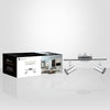 Xtricity - 2 Heads Ceiling Light, 13.97 '' Width, From The Westminster Collection, Chrome - - Mounts For Less
