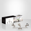 Xtricity - 3-Head Track Light, 19.69" Wide, From the Rosalie Collection, Nickel - - Mounts For Less