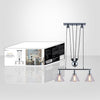Xtricity - 3-Light Pendant , 29.1 '' Width, From Dakota Collection, Chrome - - Mounts For Less