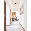 Xtricity - 6-Light Ceiling Light, 18.9'' Width, From the Rockland Collection, Black and Gold - - Mounts For Less