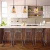 Xtricity - Amber Glass Pendant Light, LED Bulb Included, From the Old Fashioned Collection - - Mounts For Less