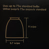Xtricity - Amber Glass Pendant Light, LED Bulb Included, From the Old Fashioned Collection - - Mounts For Less
