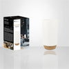 Xtricity - Cylindrical Table Lamp, 6.29 '' x 12 '', From the WoodWard Collection, White - - Mounts For Less