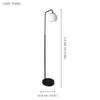 Xtricity - Floor Lamp, Height of 59.2'', From the Cape Town Collection, White and Black - - Mounts For Less