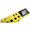 Xtricity - Heavy Duty 8 Outlet Power Strip with LED Lights and Phone Holder, Yellow - - Mounts For Less