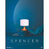 Xtricity - Modern Table Lamp, 15.75'' x 20.0", From The Spencer Collection, Copper - - Mounts For Less