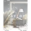 Xtricity - Modern Table Lamp, 9.84 '' x 18.5", From the Taylor Collection, White - - Mounts For Less
